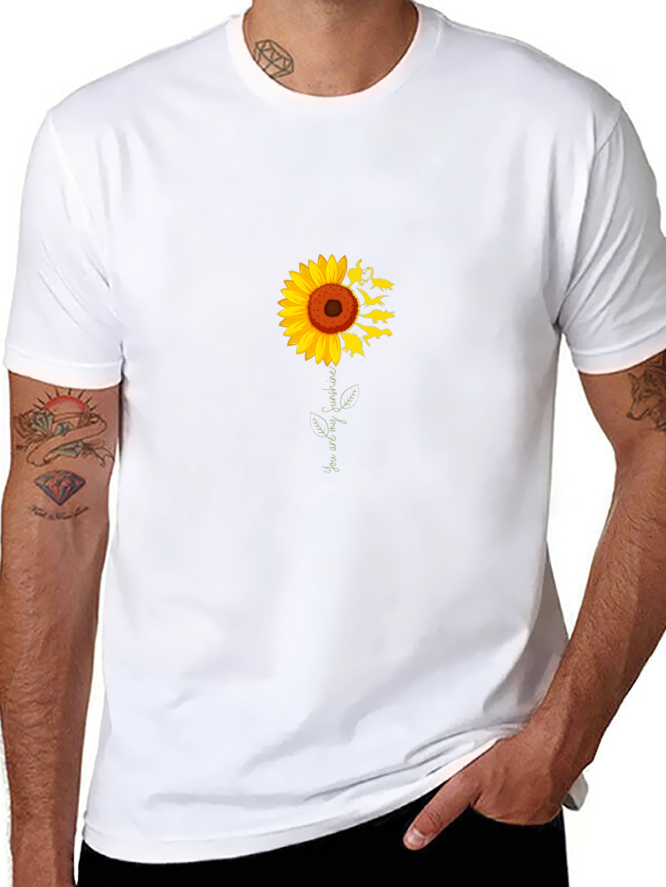 Sunflower Rats T-Shirt - Unisex Black Cotton Tee