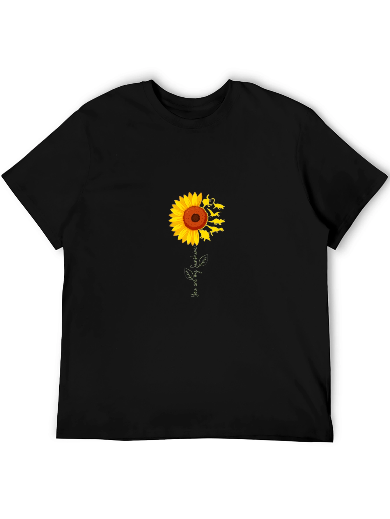 Sunflower Rats T-Shirt - Unisex Black Cotton Tee