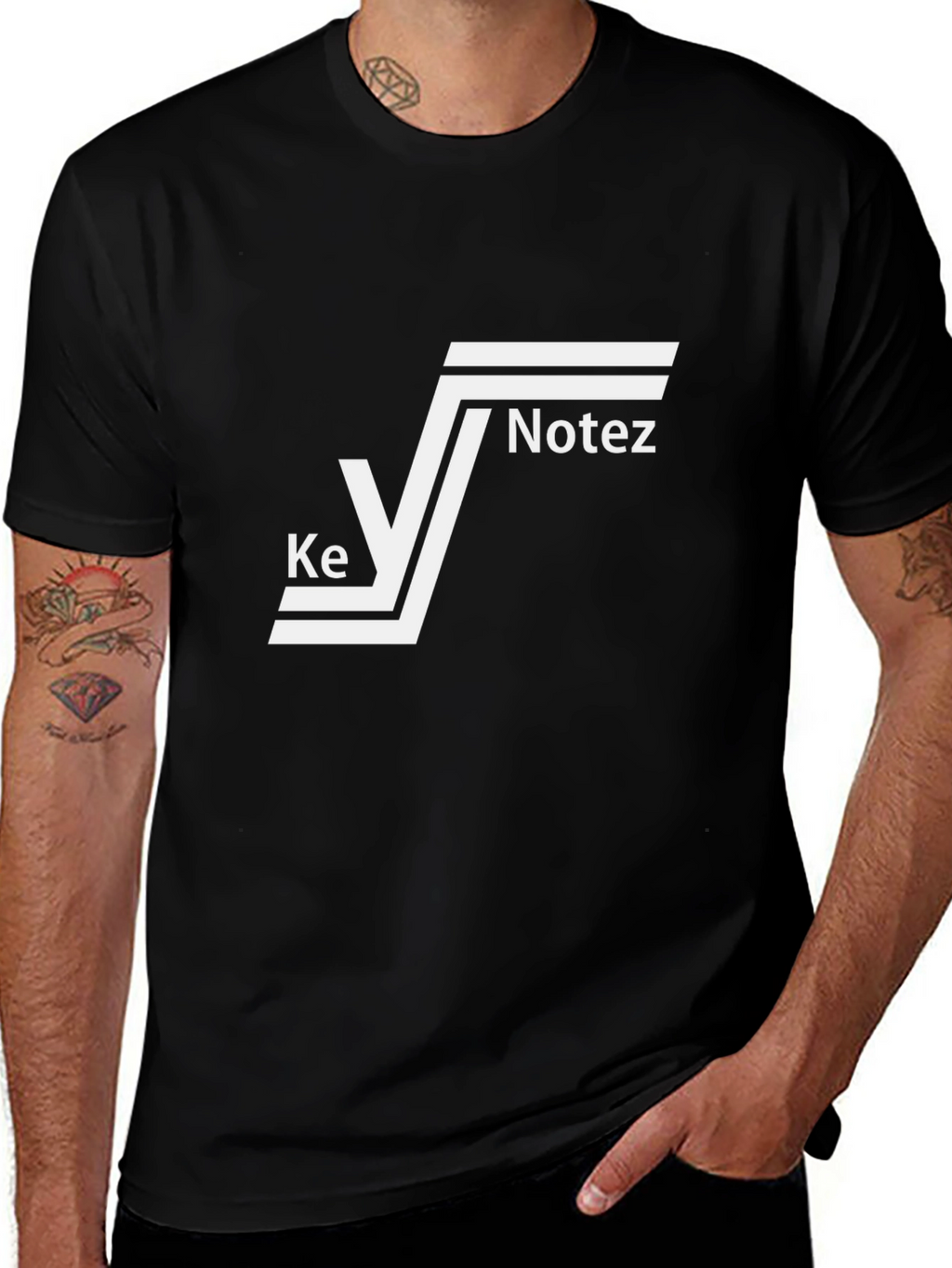 Ke Notez T-Shirt - Black