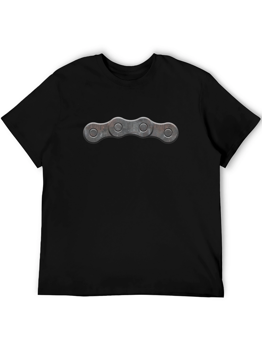 Chain Link Graphic Tee - Black