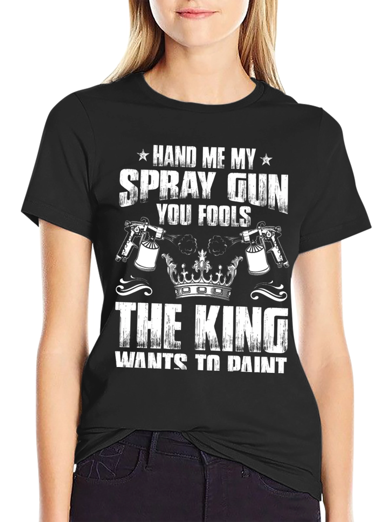 Hand Me My Spray Gun Graphic T-Shirt