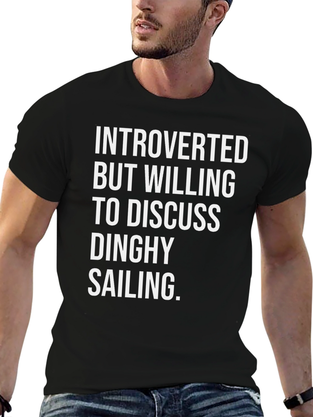 Introverted Dinghy Sailing T-Shirt