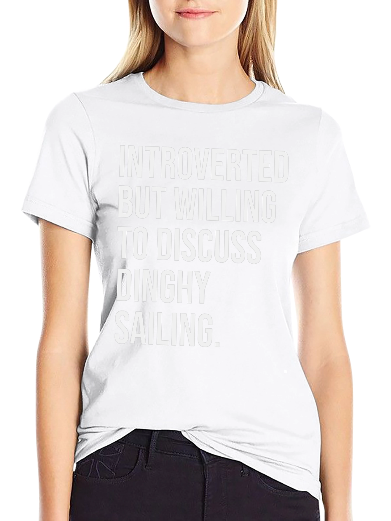 Introverted Dinghy Sailing T-Shirt