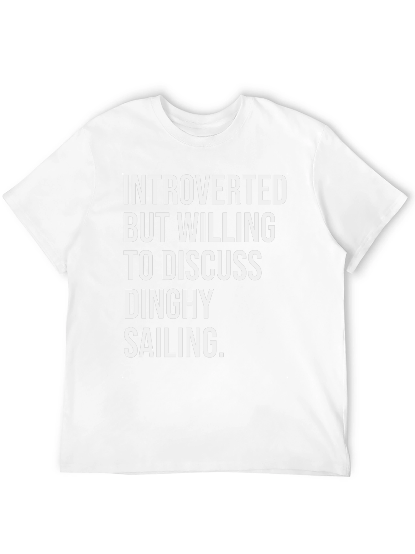 Introverted Dinghy Sailing T-Shirt