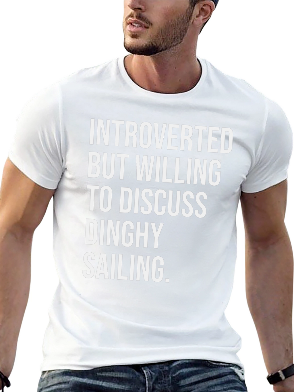 Introverted Dinghy Sailing T-Shirt