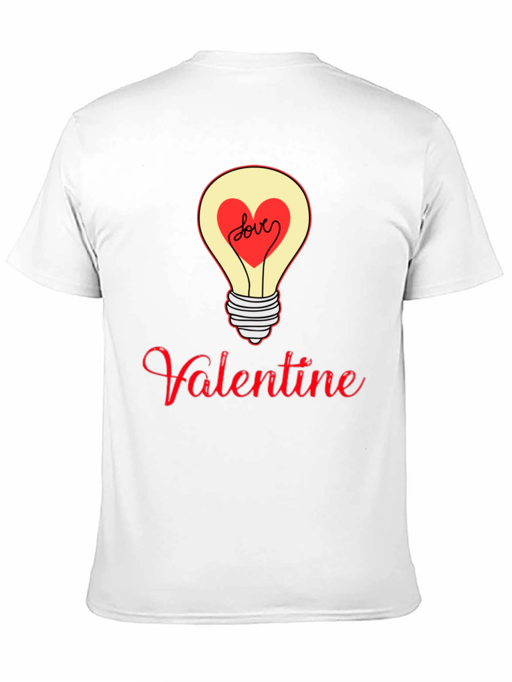 Valentine Love Light Bulb Graphic Tee