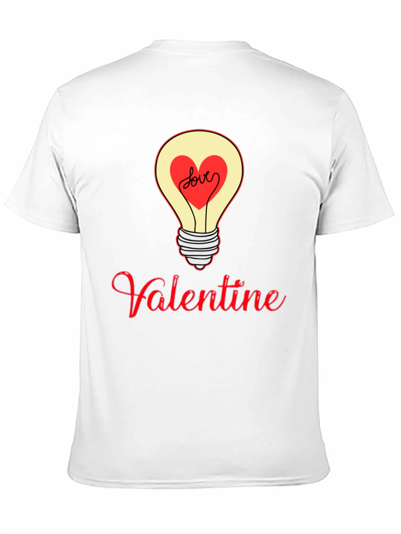 Valentine Love Light Bulb Graphic Tee