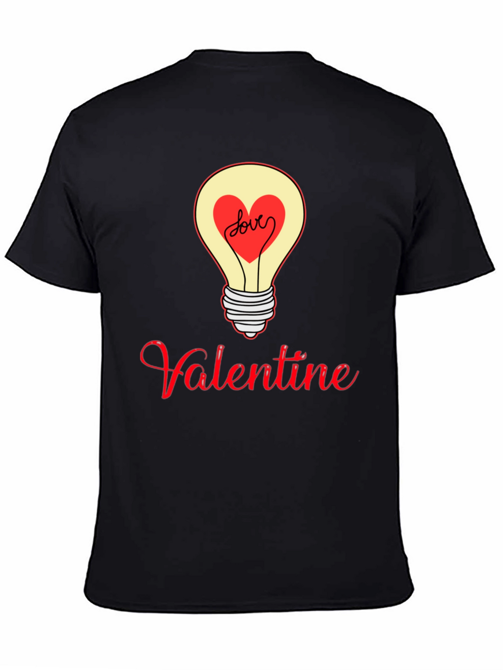 Valentine Love Light Bulb Graphic Tee