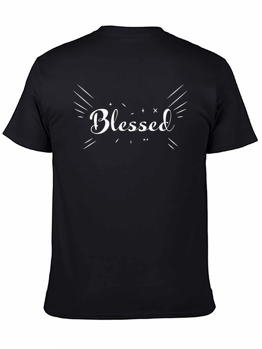 Blessed Graphic Tee - Mens Black T-Shirt