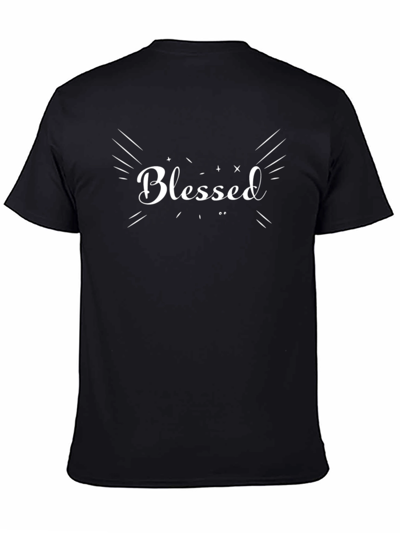 Blessed Graphic Tee - Mens Black T-Shirt
