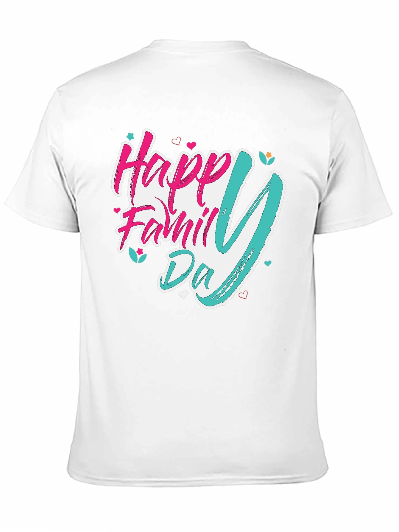 Happy Family Day Black T-Shirt
