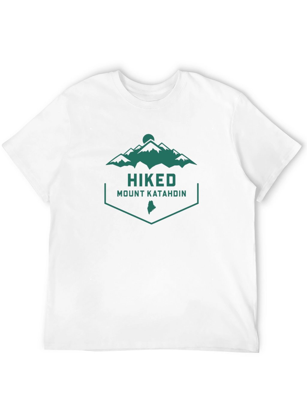Mount Katahdin Hiked T-Shirt - Black