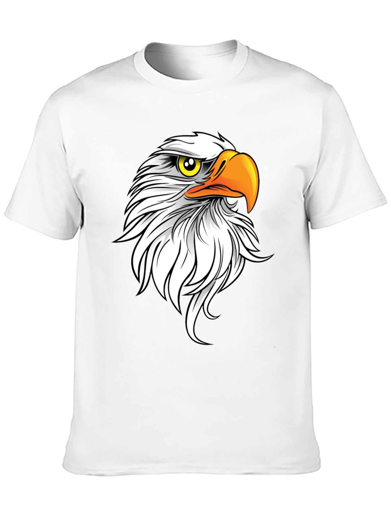 Bald Eagle Graphic Tee - Mens Black T-Shirt