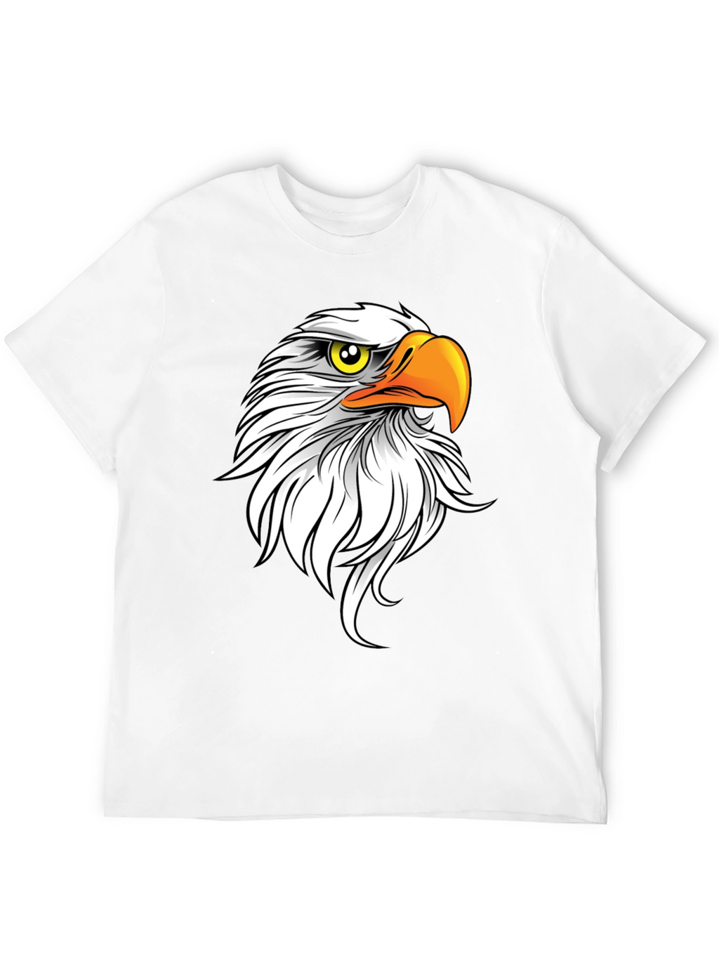 Bald Eagle Graphic Tee - Mens Black T-Shirt