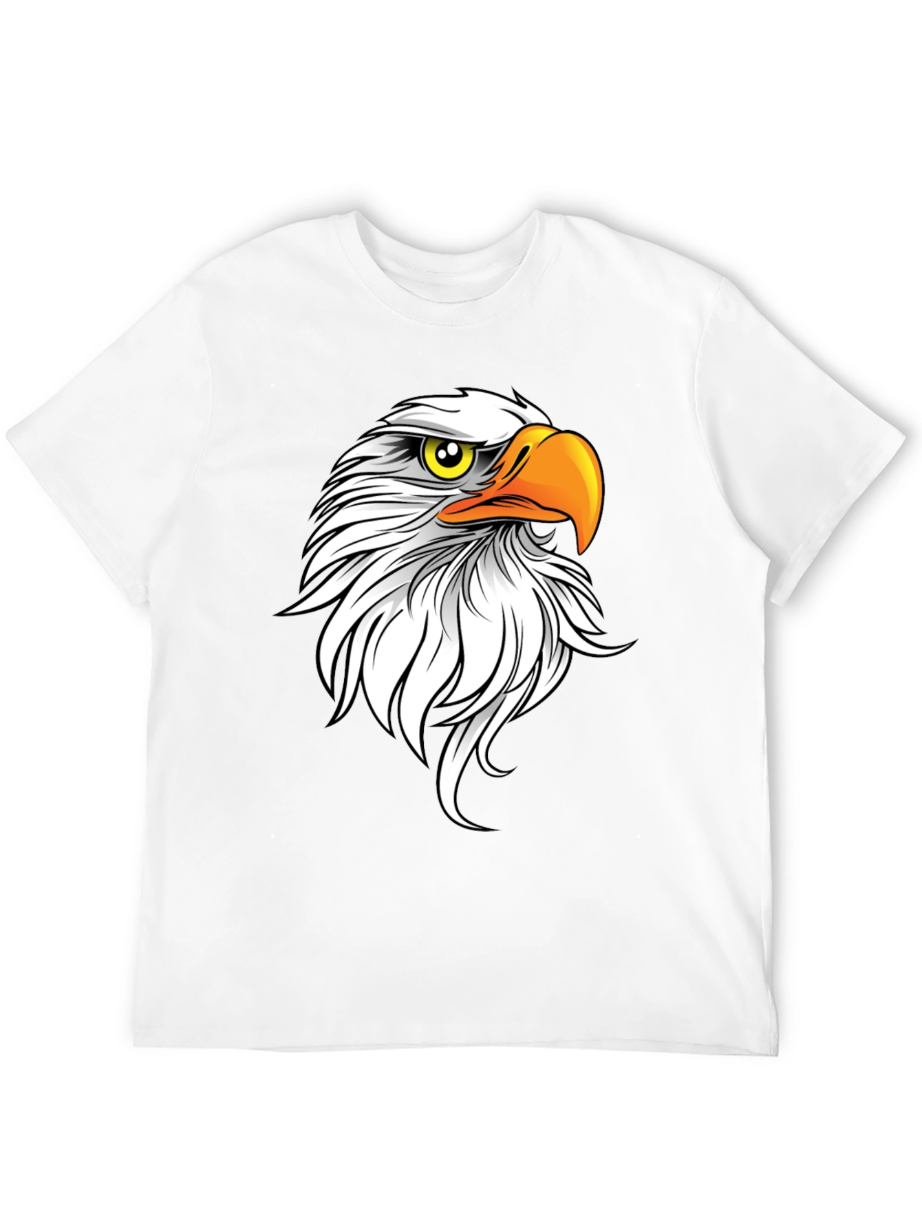 Bald Eagle Graphic Tee - Mens Black T-Shirt