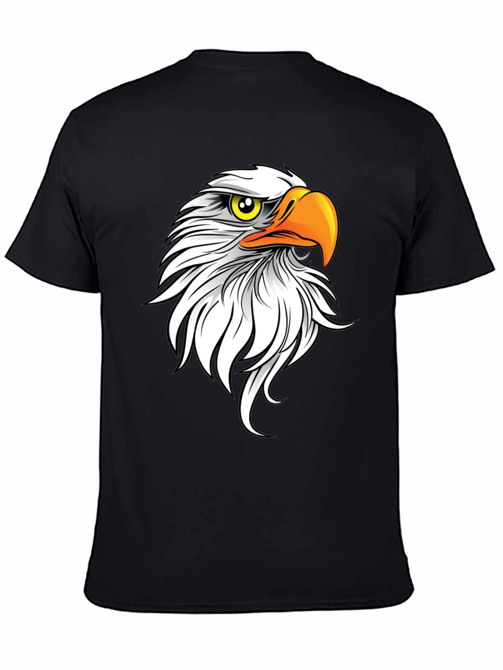 Bald Eagle Graphic Tee - Mens Black T-Shirt