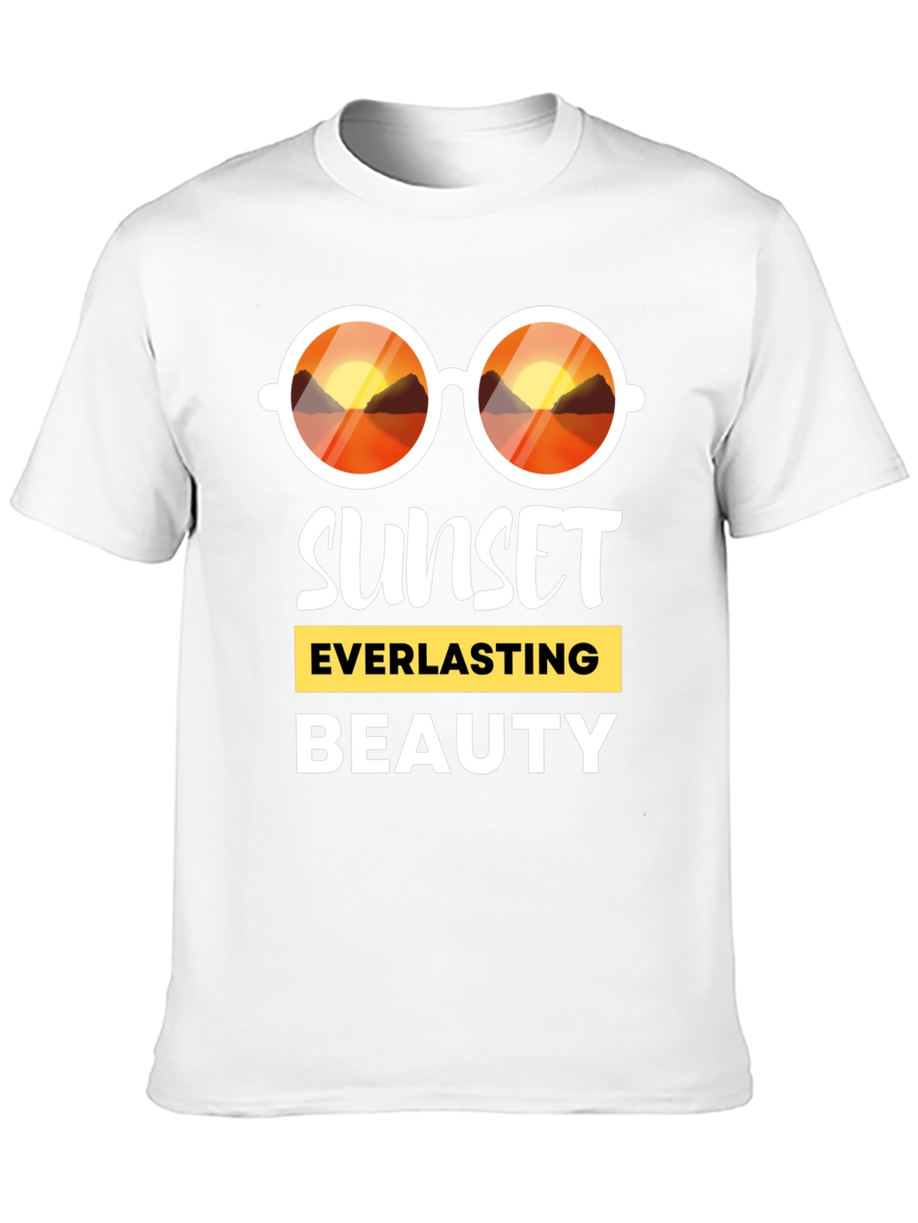 Sunset Everlasting Beauty Black T-Shirt