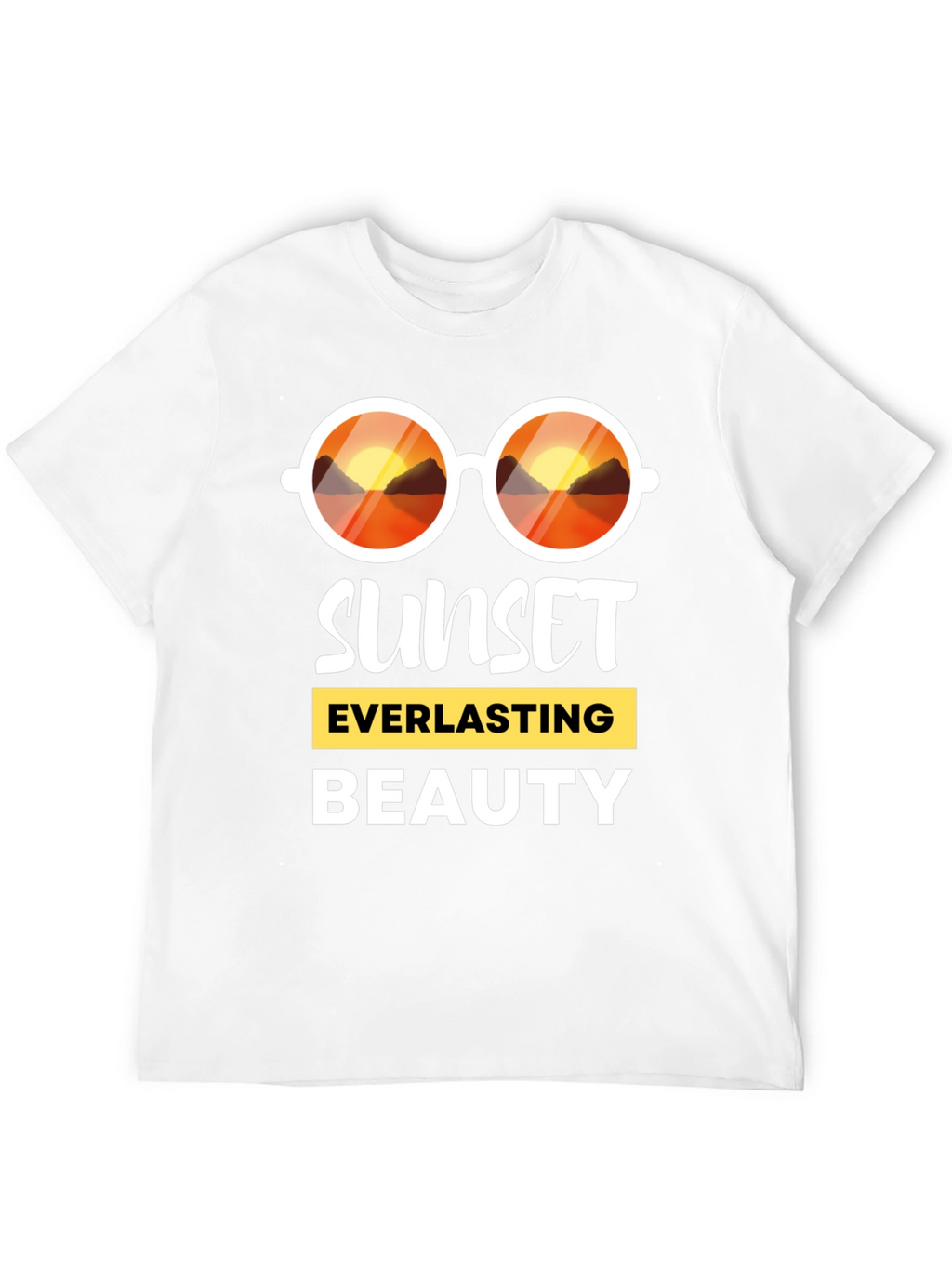 Sunset Everlasting Beauty Black T-Shirt