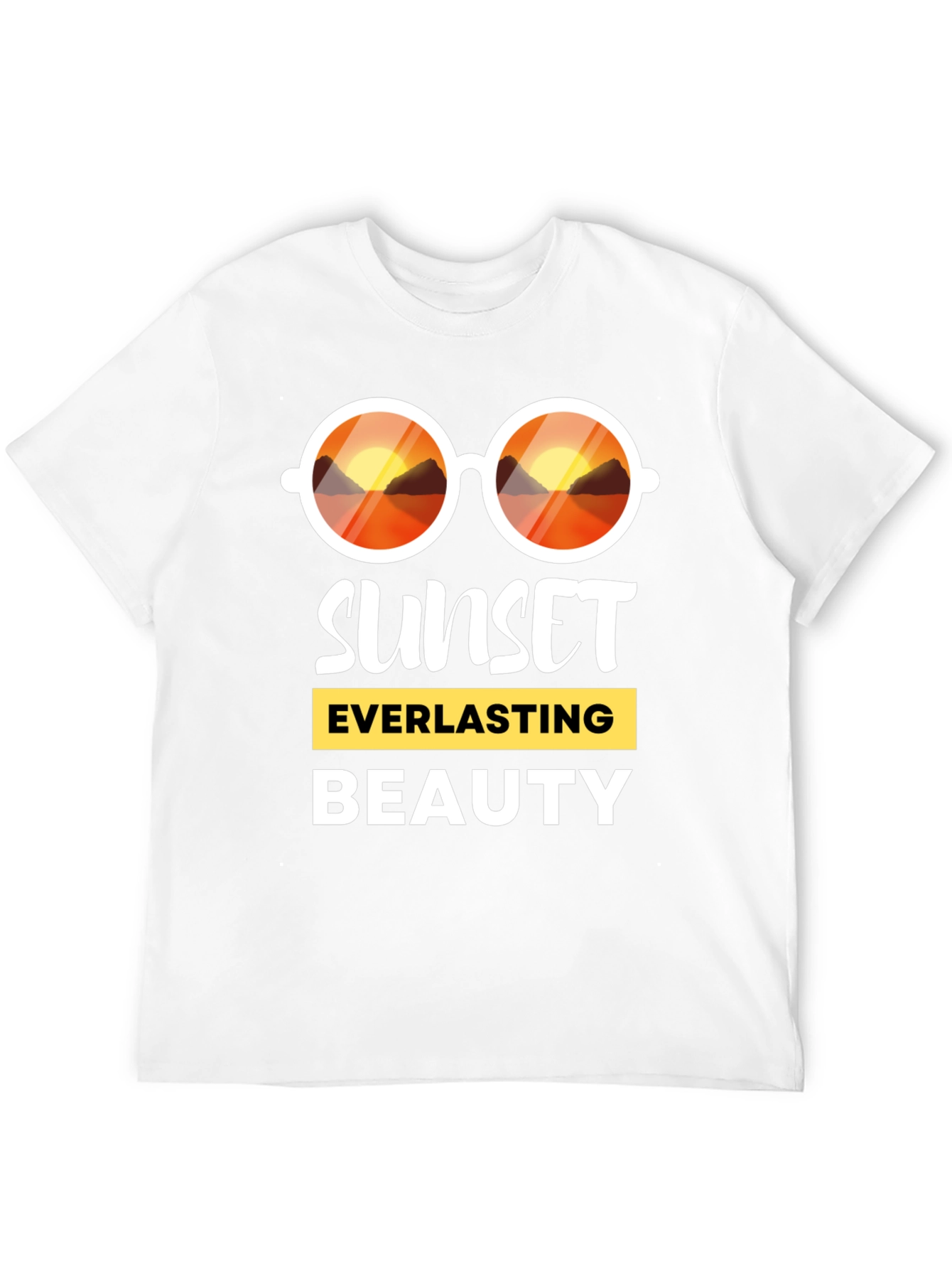 Sunset Everlasting Beauty Black T-Shirt