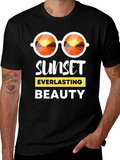 Sunset Everlasting Beauty Black T-Shirt