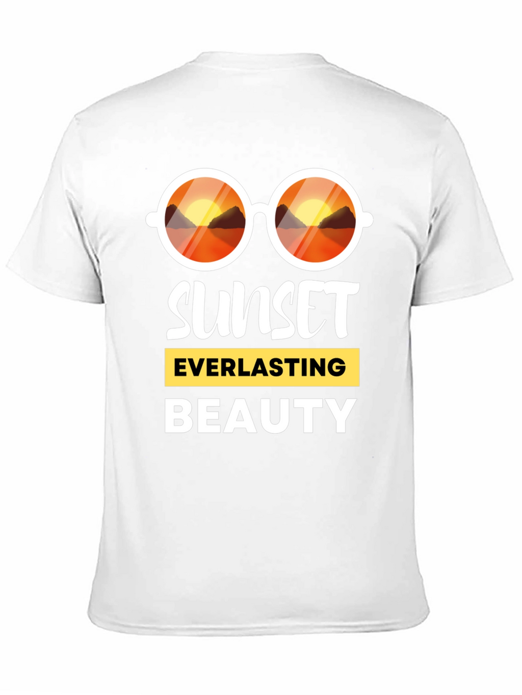 Sunset Everlasting Beauty Black T-Shirt