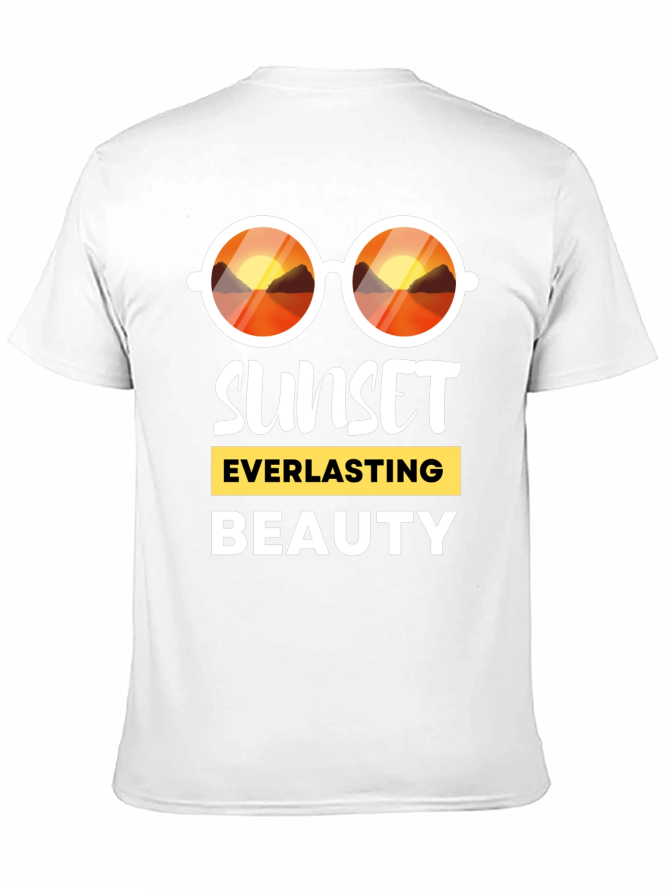 Sunset Everlasting Beauty Black T-Shirt