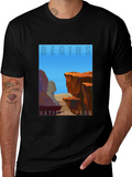 Adventure Begins National Park Graphic T-Shirt