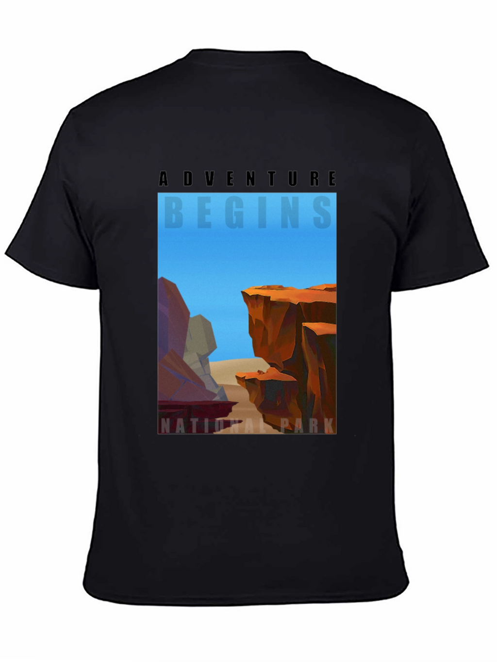Adventure Begins National Park Graphic T-Shirt