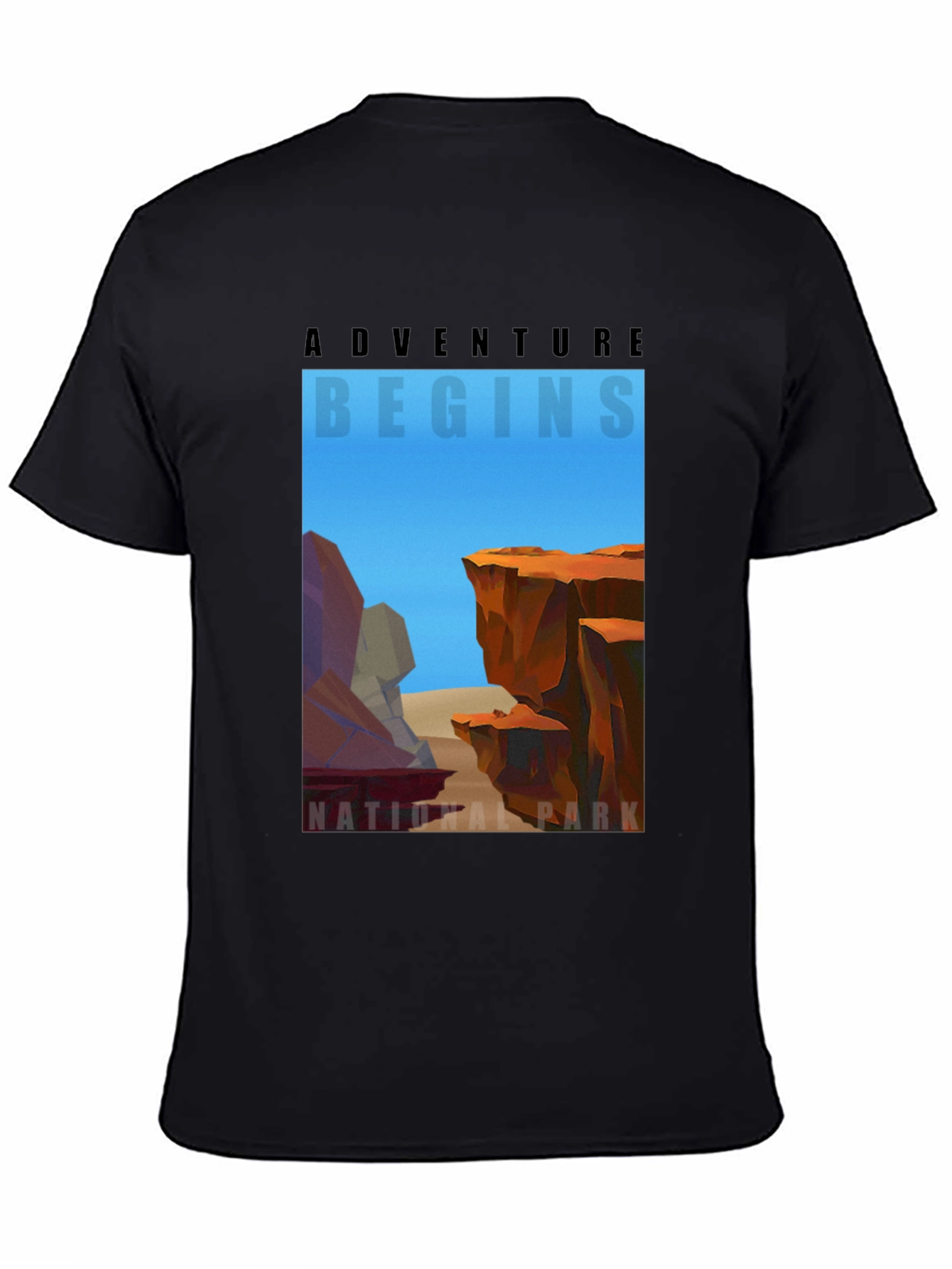 Adventure Begins National Park Graphic T-Shirt