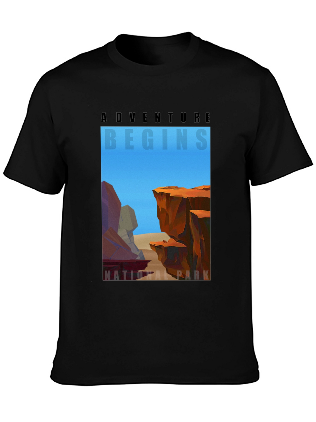 Adventure Begins National Park Graphic T-Shirt