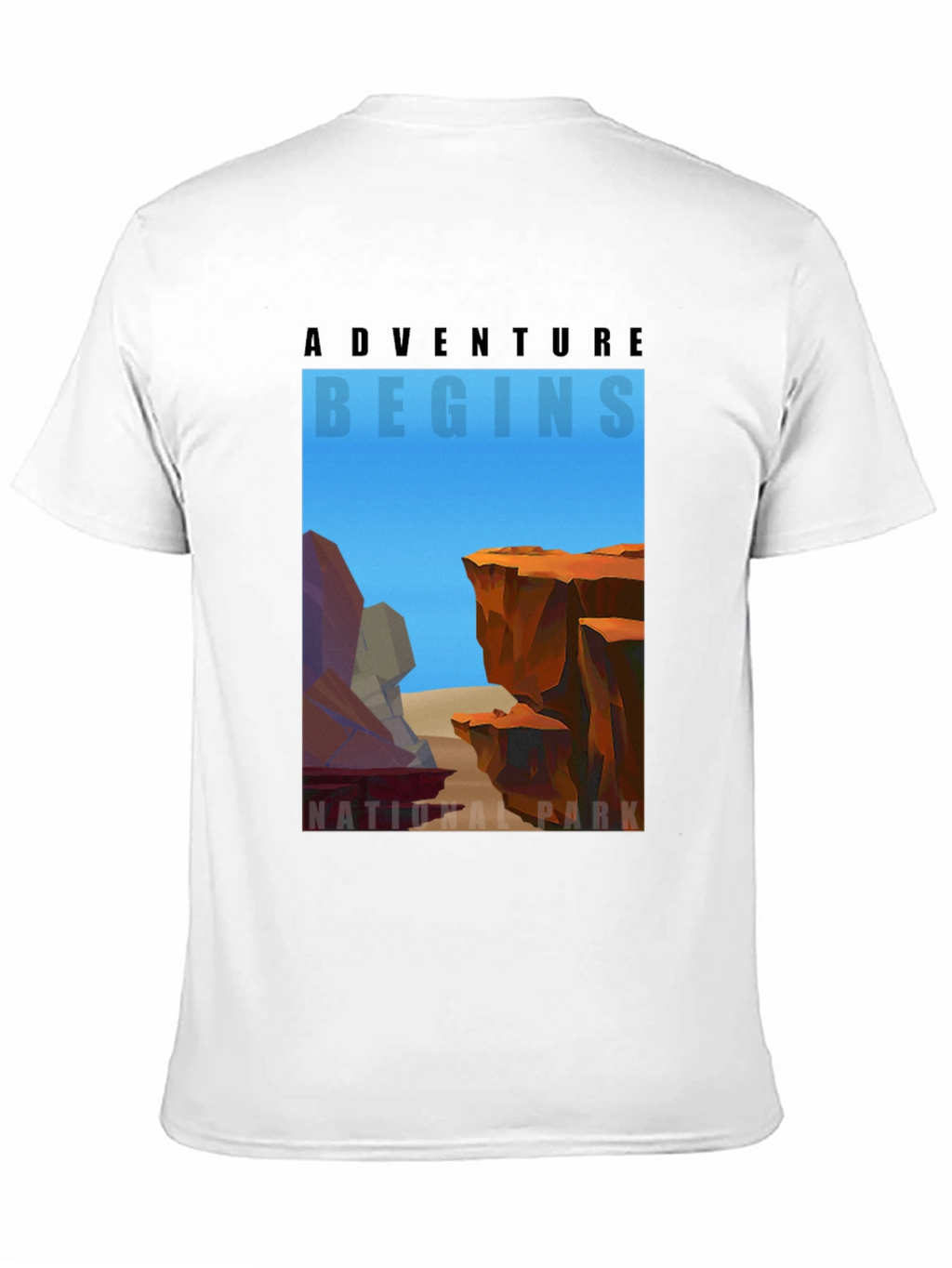 Adventure Begins National Park Graphic T-Shirt