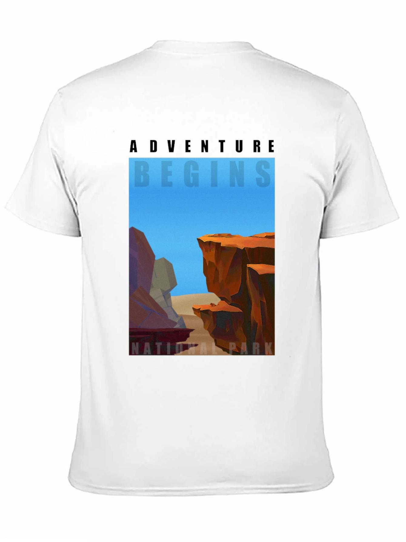 Adventure Begins National Park Graphic T-Shirt