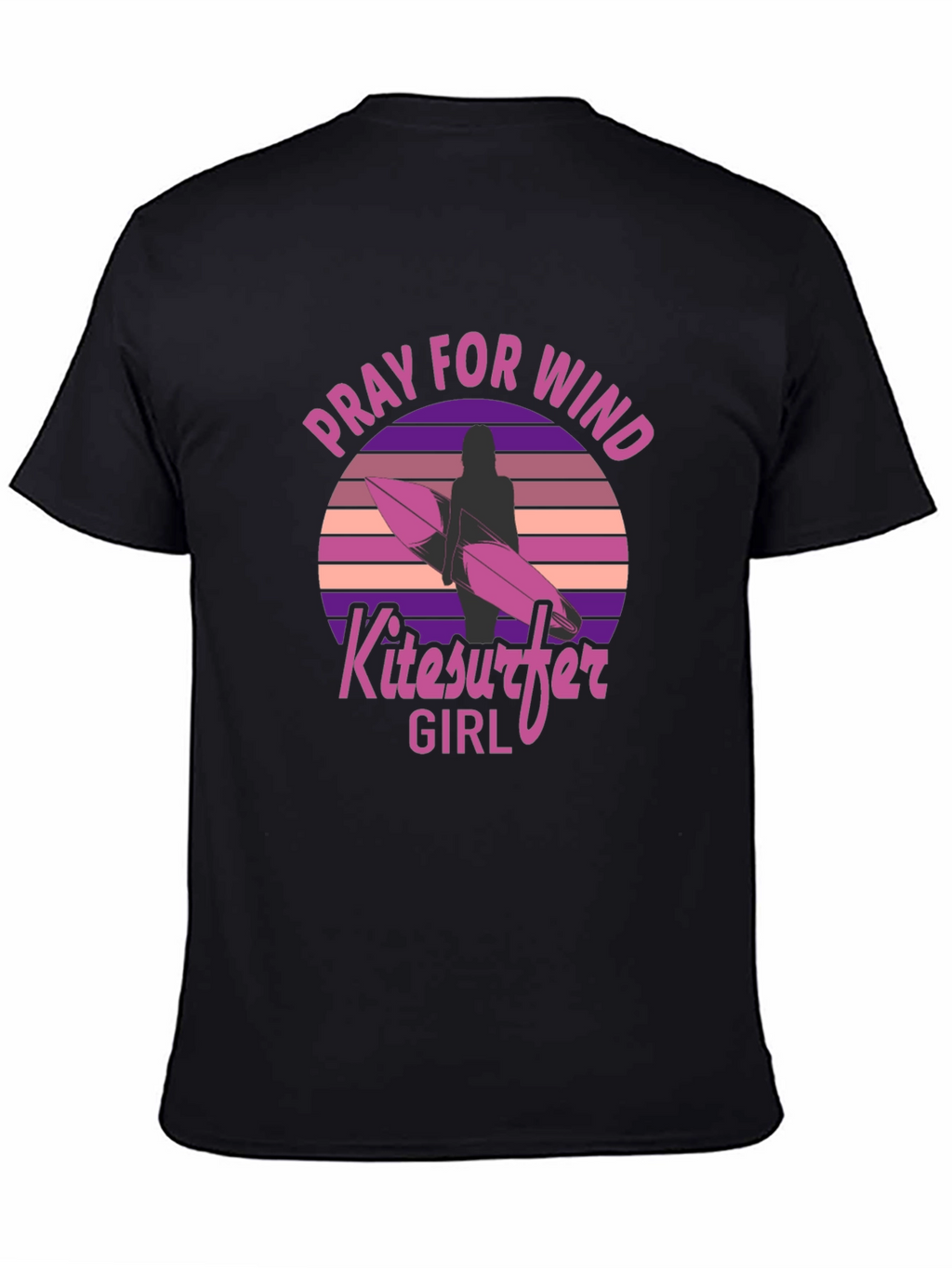 Pray for Wind Kitesurfer Girl T-Shirt