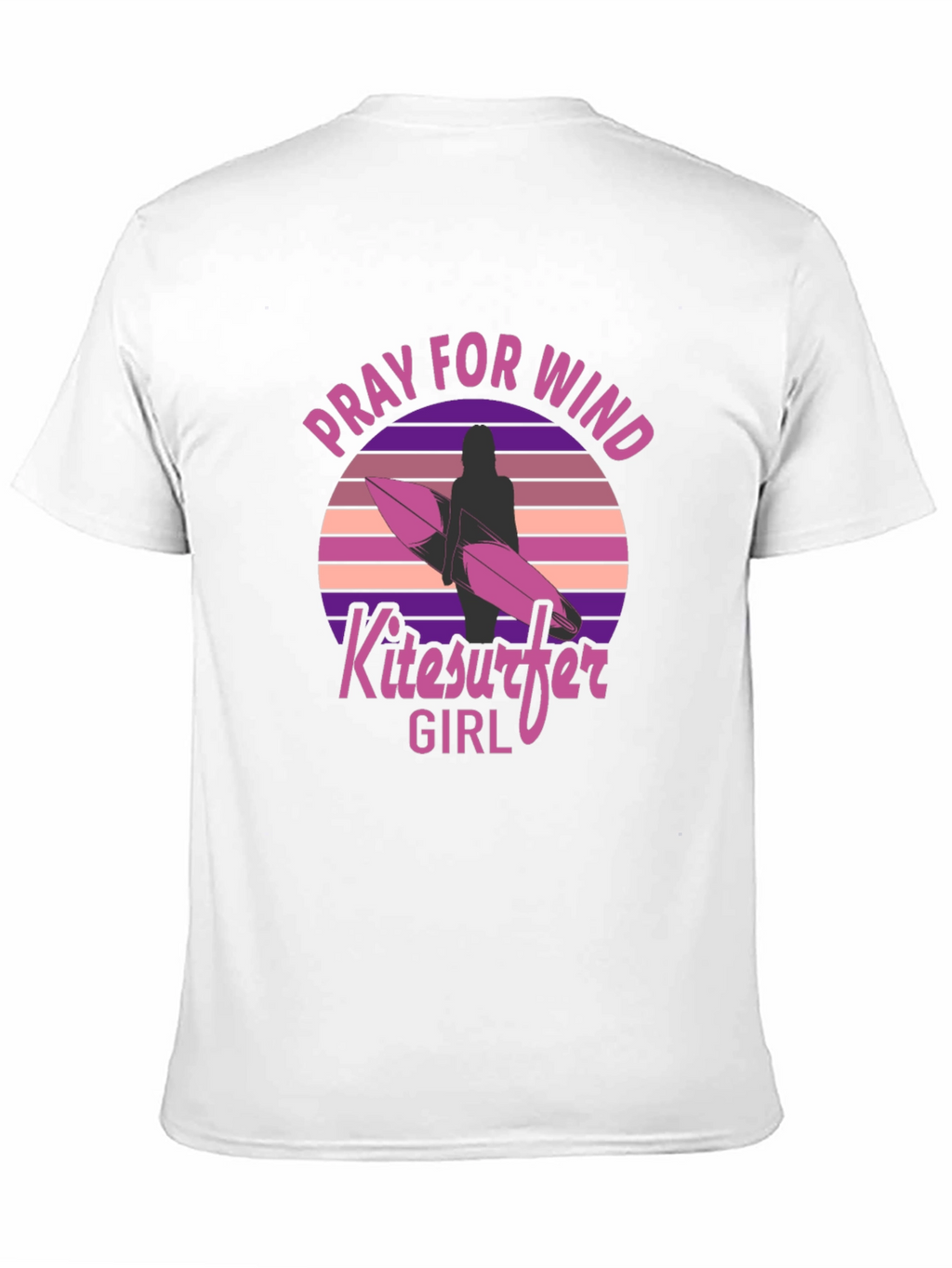 Pray for Wind Kitesurfer Girl T-Shirt