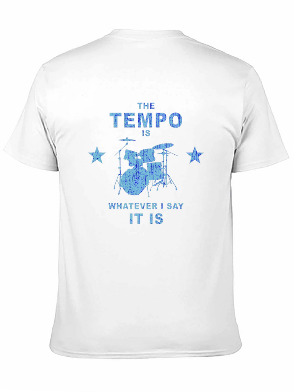 Tempo Drummer T-Shirt - Music Lover Tee
