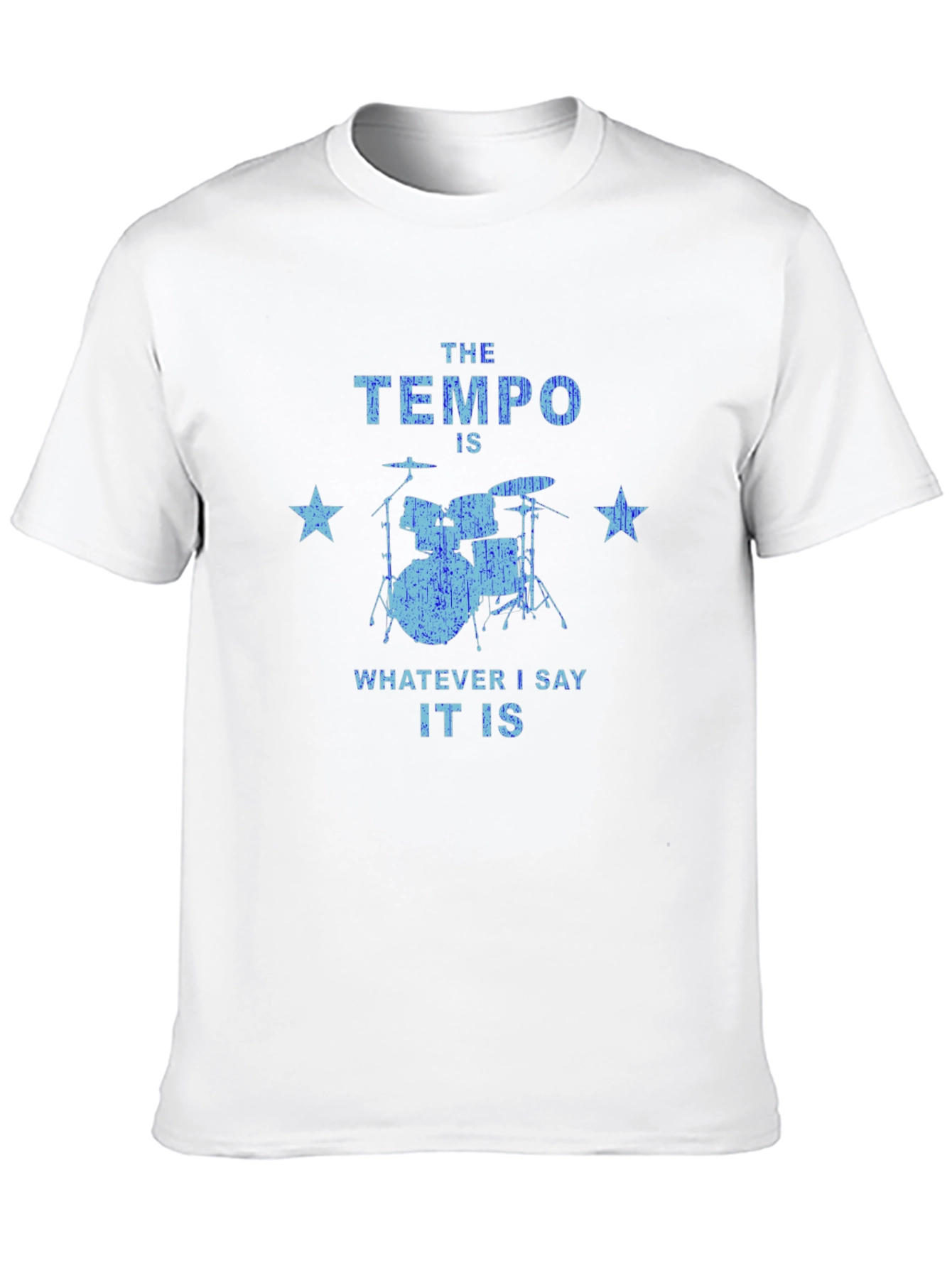 Tempo Drummer T-Shirt - Music Lover Tee