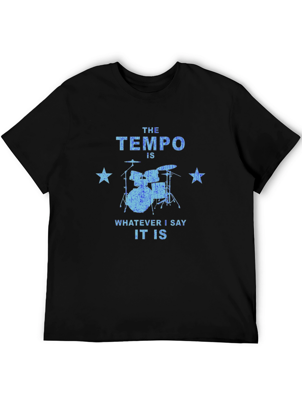 Tempo Drummer T-Shirt - Music Lover Tee