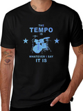 Tempo Drummer T-Shirt - Music Lover Tee