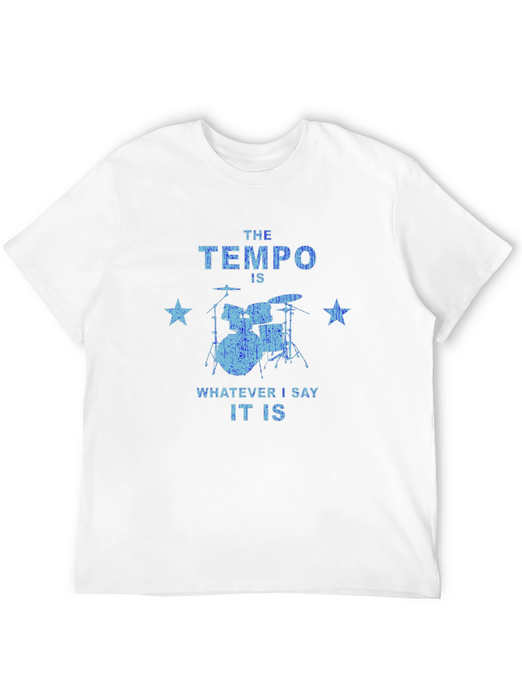 Tempo Drummer T-Shirt - Music Lover Tee