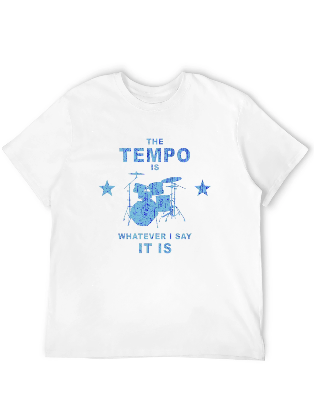Tempo Drummer T-Shirt - Music Lover Tee