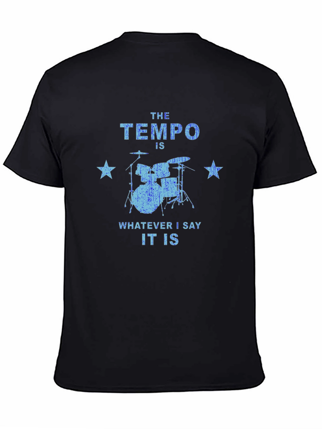 Tempo Drummer T-Shirt - Music Lover Tee