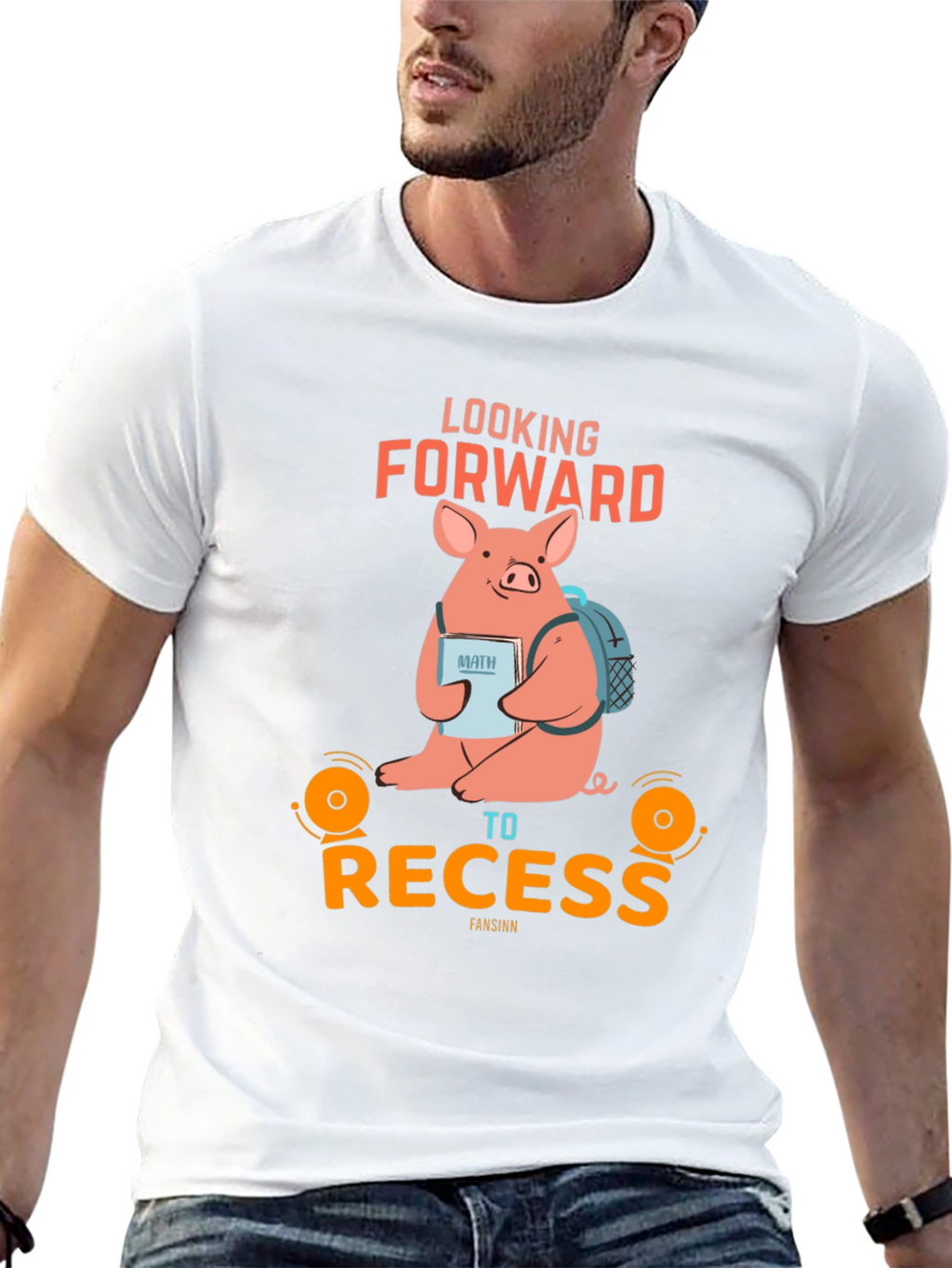 Looking Forward to Recess Pig T-Shirt
