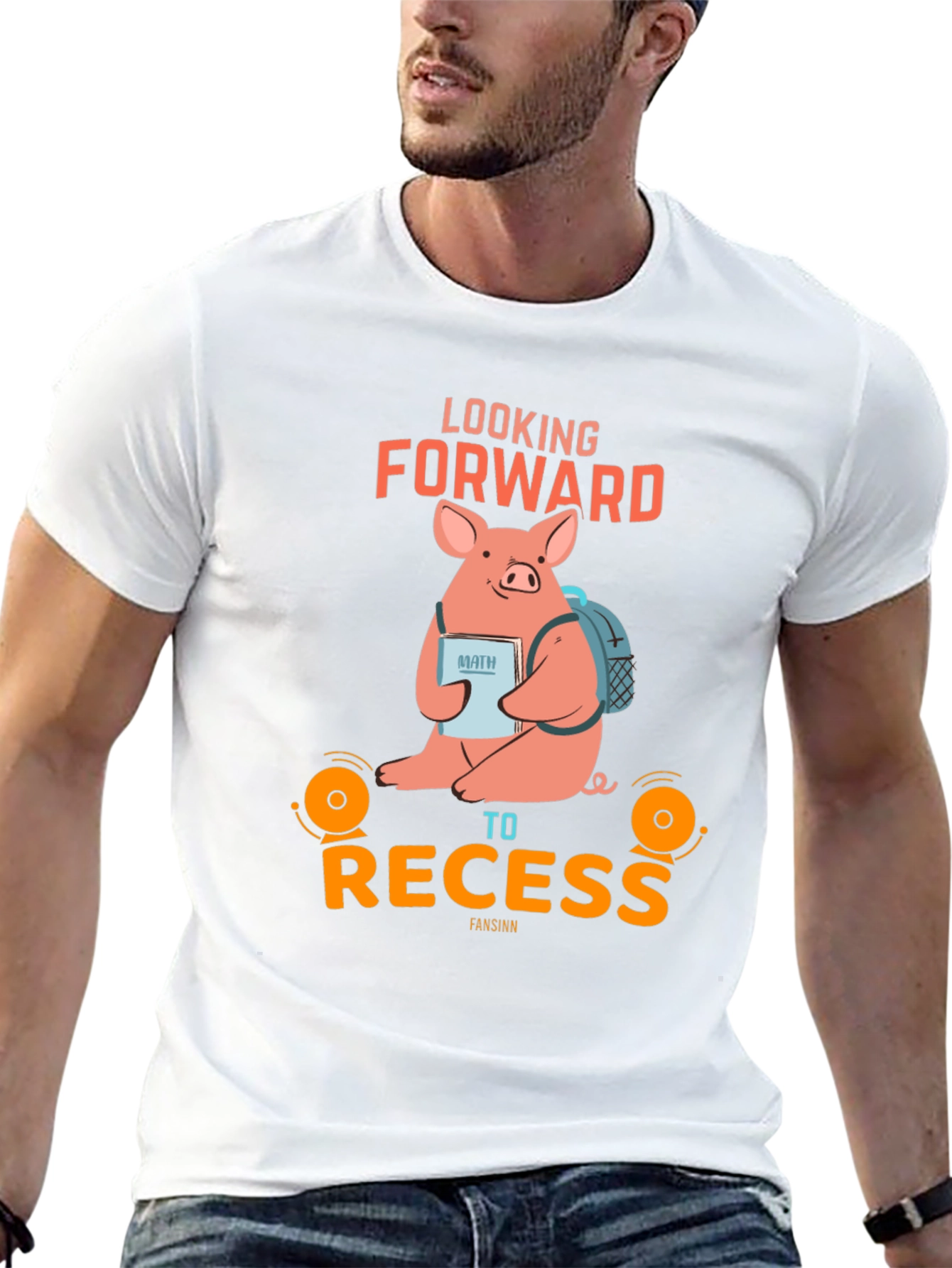 Looking Forward to Recess Pig T-Shirt