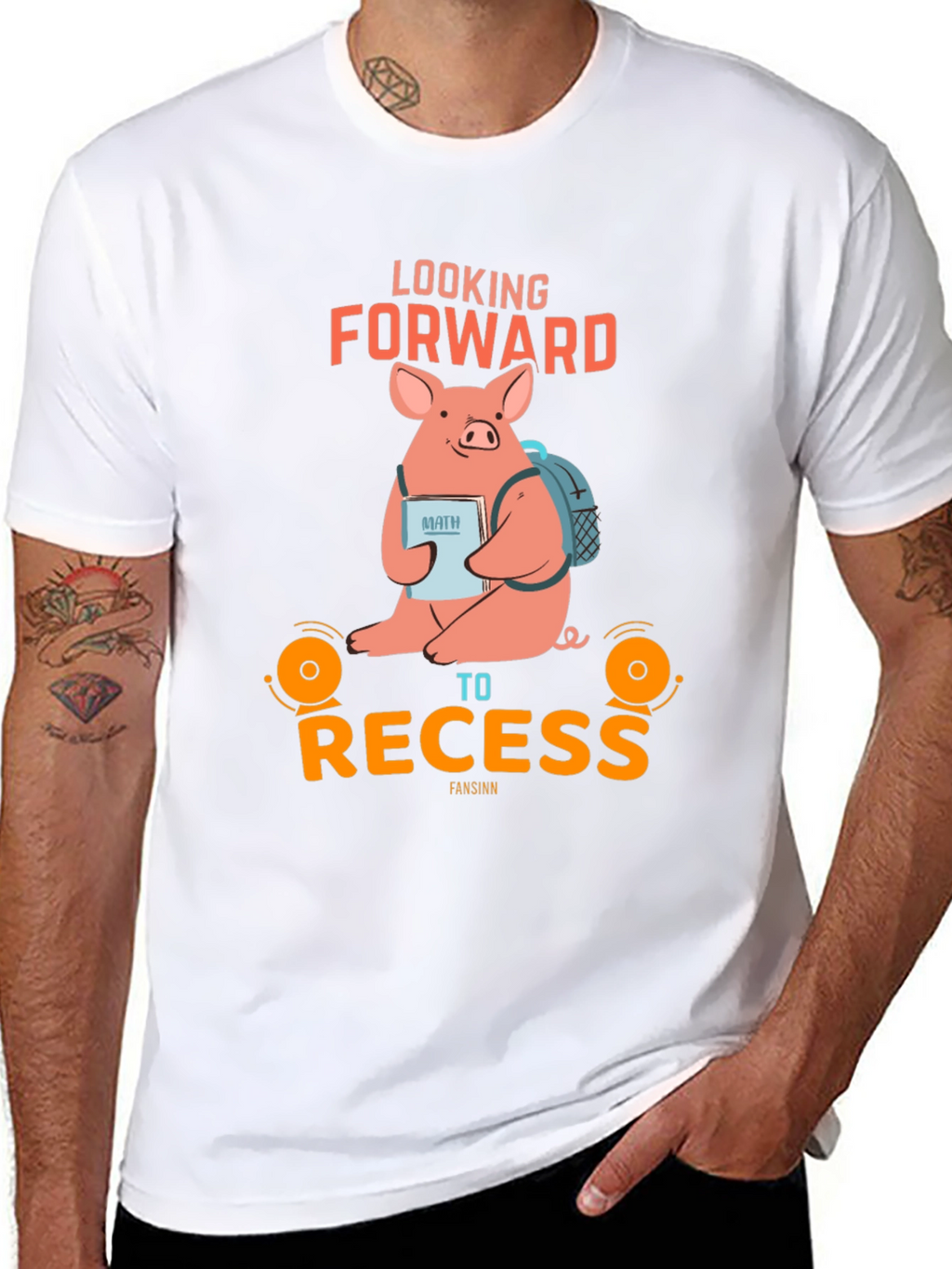 Looking Forward to Recess Pig T-Shirt