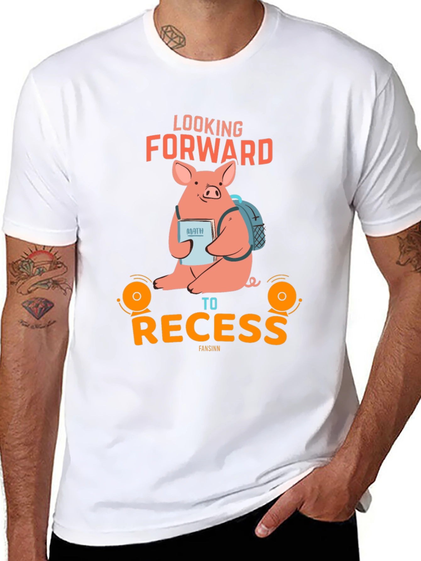 Looking Forward to Recess Pig T-Shirt