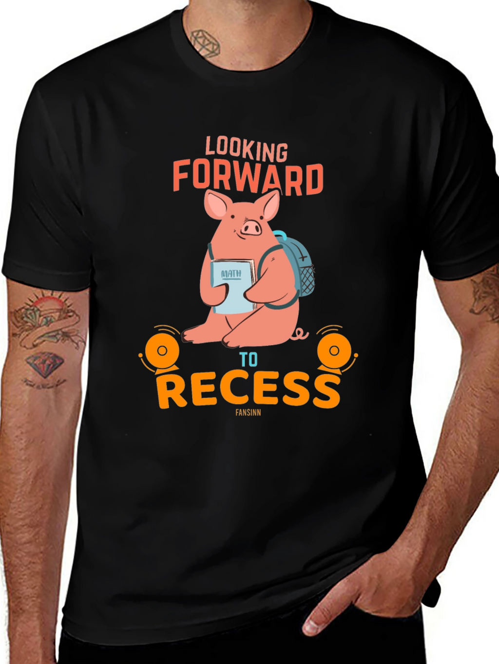 Looking Forward to Recess Pig T-Shirt