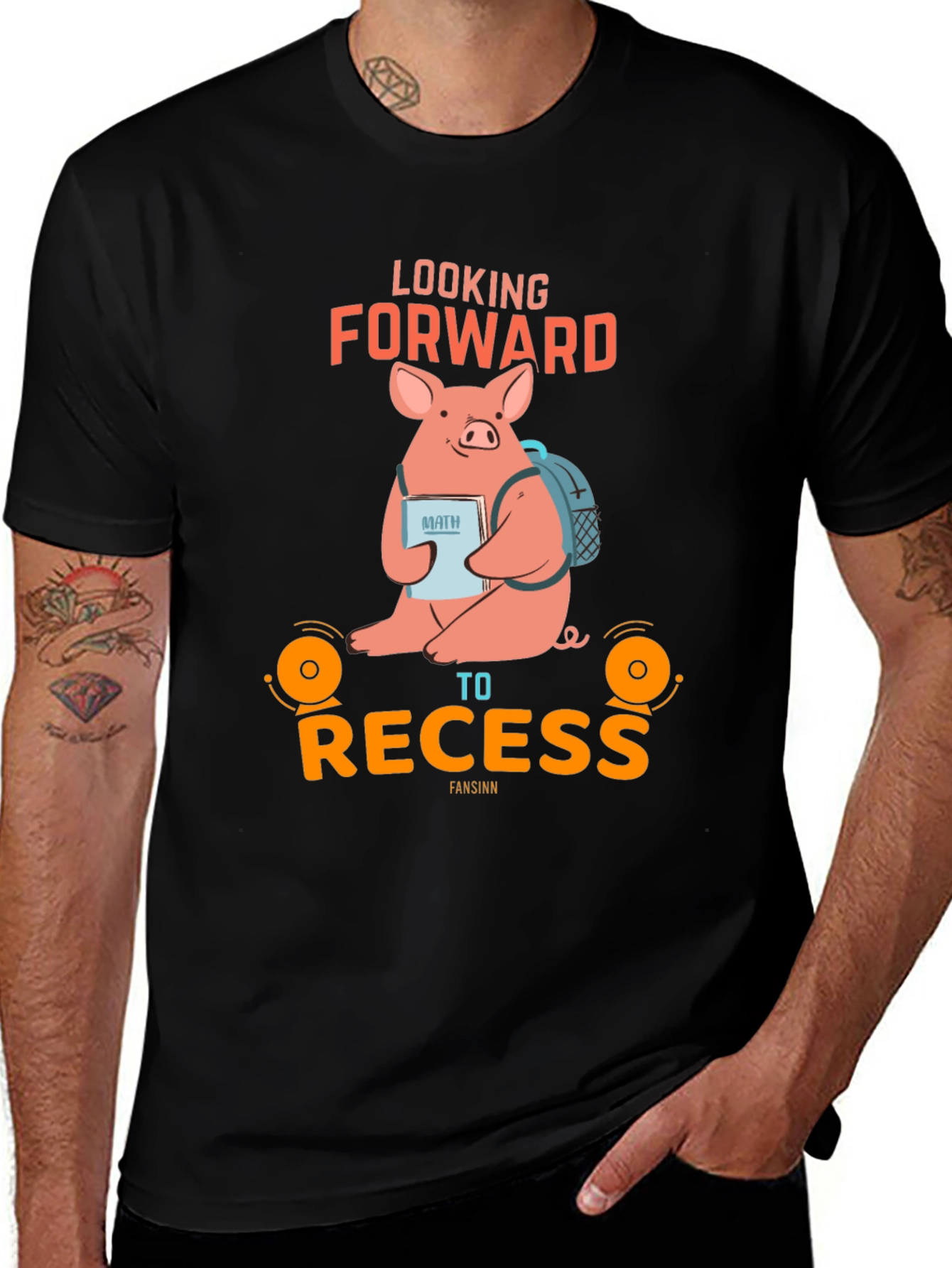 Looking Forward to Recess Pig T-Shirt