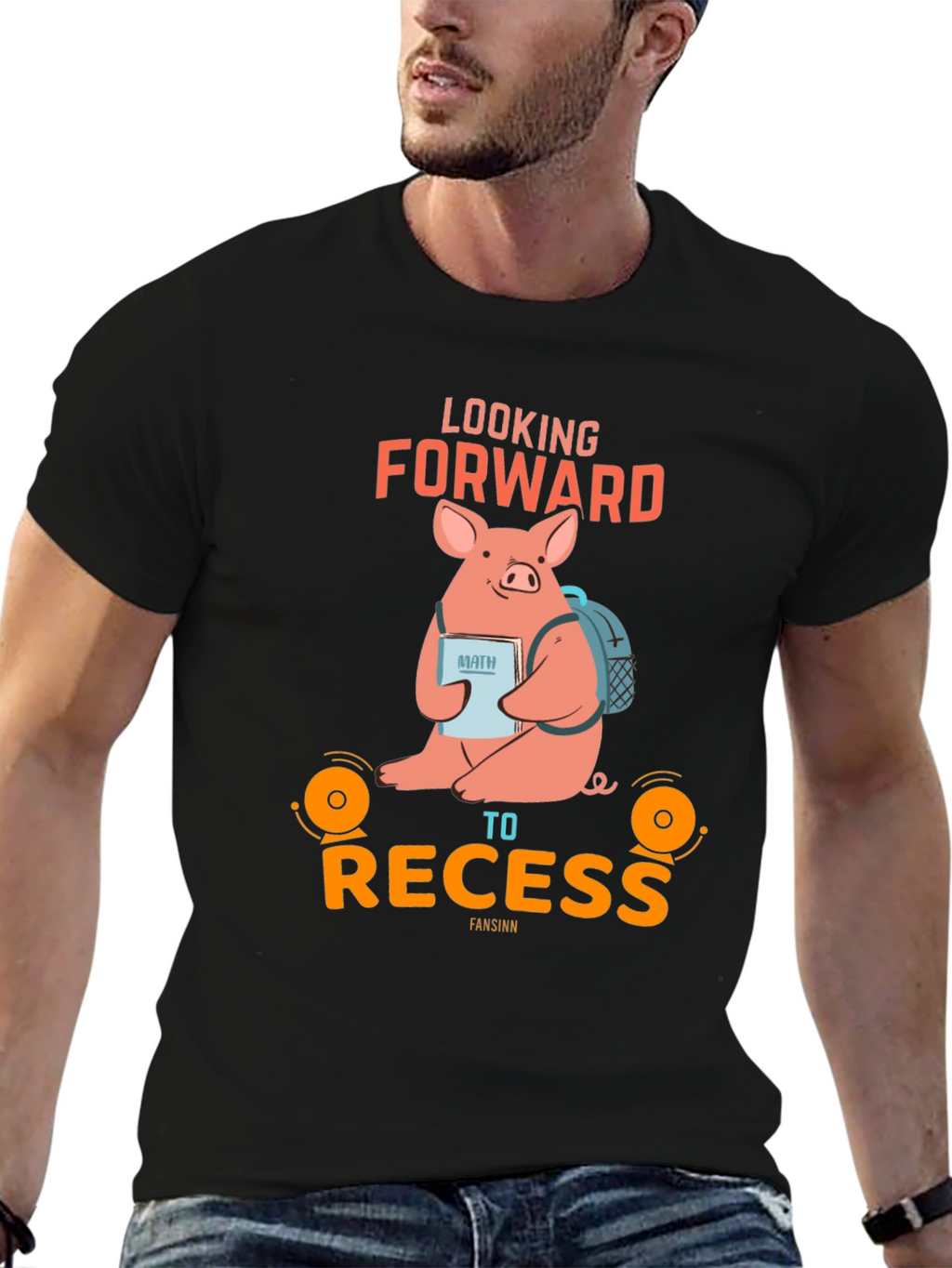 Looking Forward to Recess Pig T-Shirt