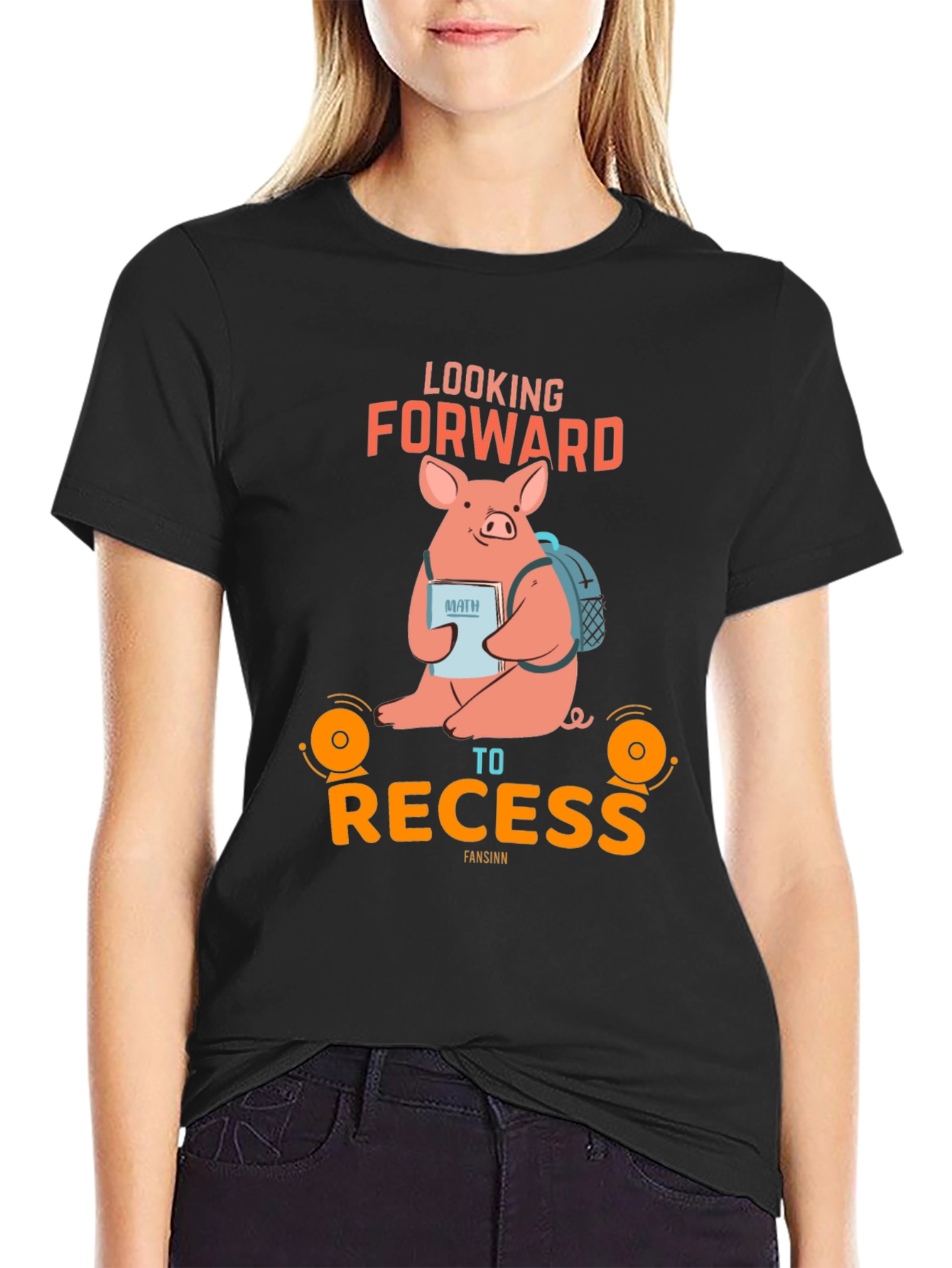 Looking Forward to Recess Pig T-Shirt
