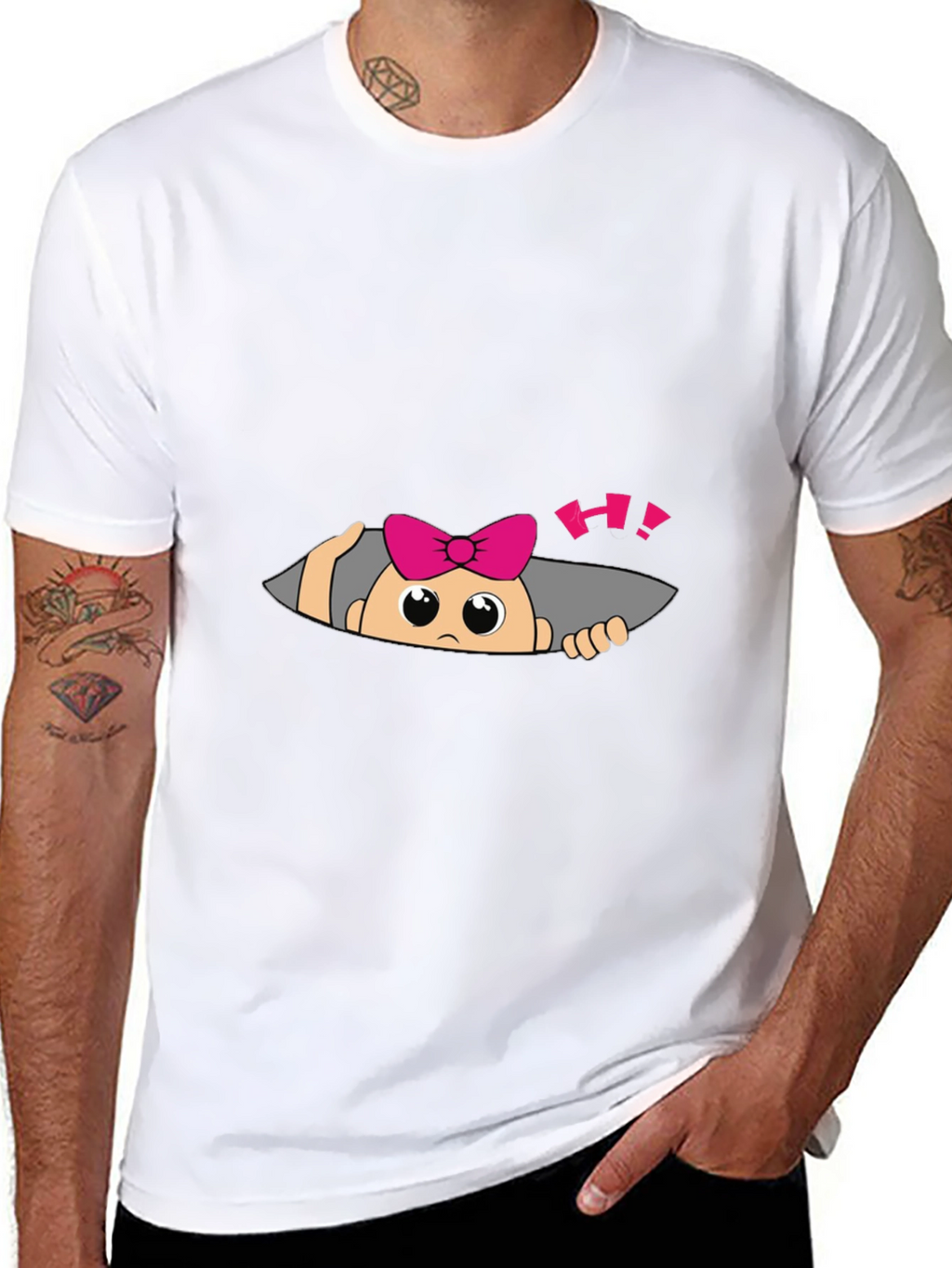 Peek-a-Boo Baby T-Shirt